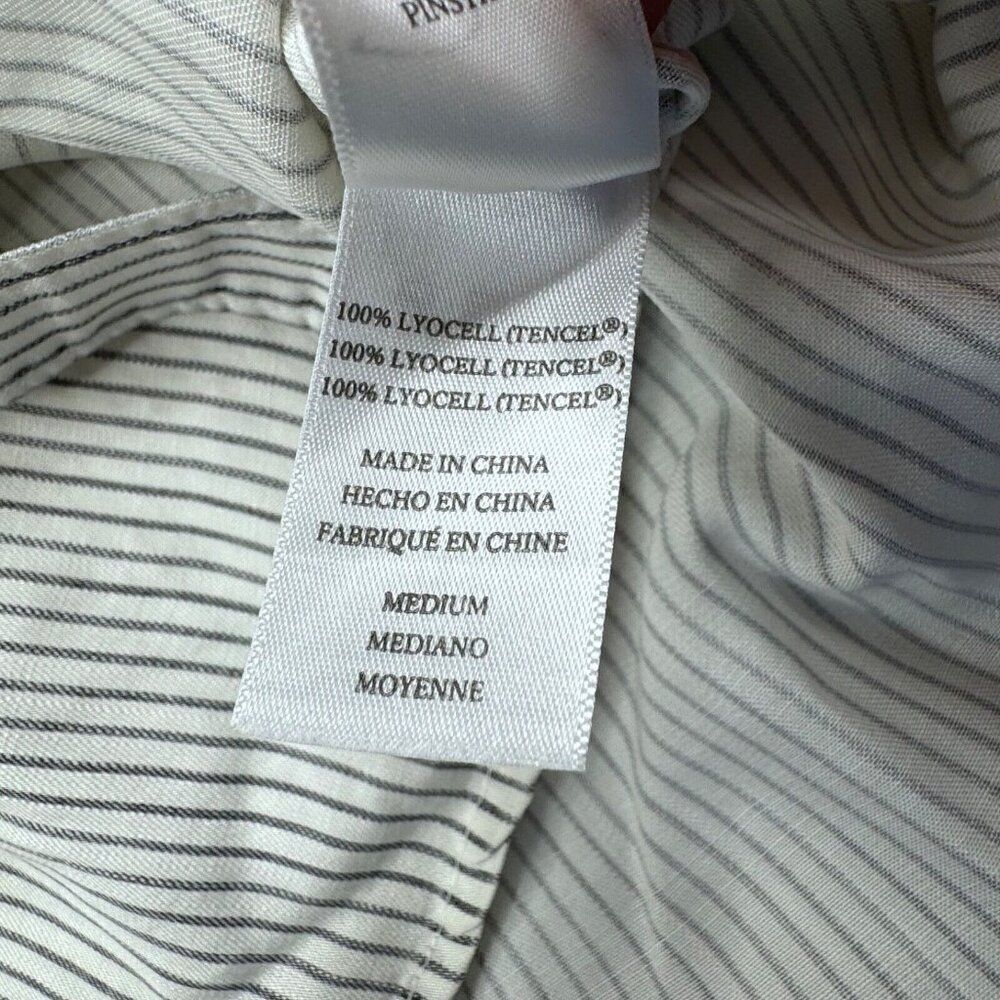 Rails Eliza Pinstripe Snap Button Front Shirt Flaw - image 7